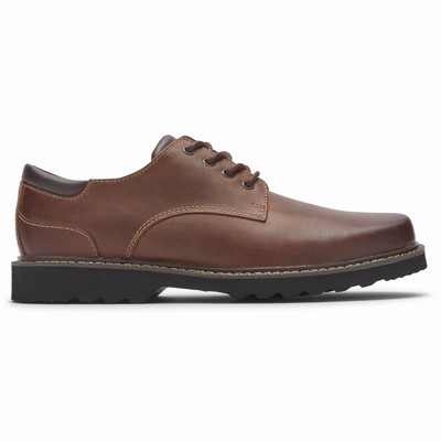 Sapatos Oxfords Rockport Northfield Waterproof Homem Marrom PT-18704